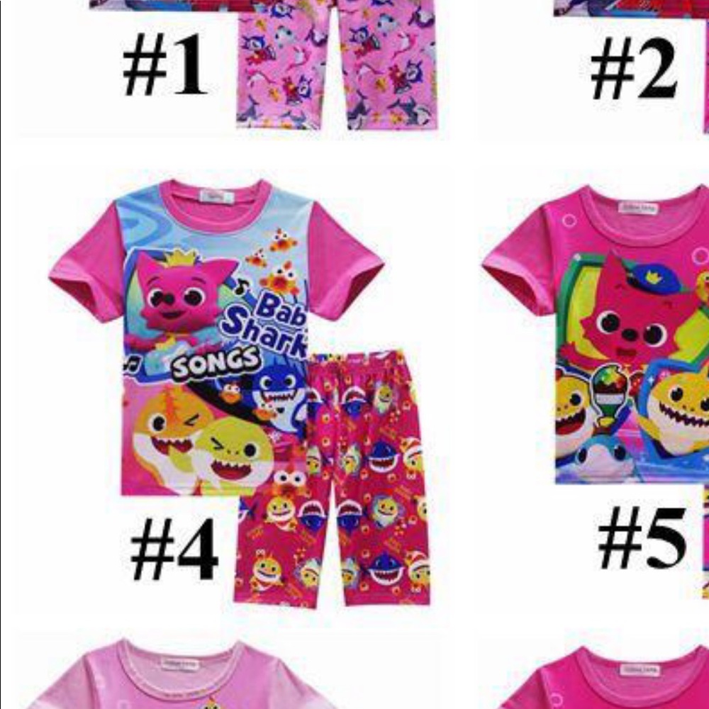 Baby shark pajamas